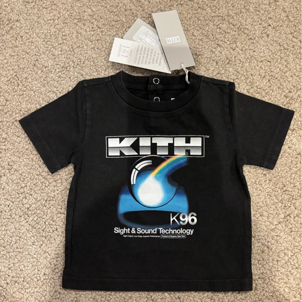 NWT Kith Sight and Sound 1996 Vintage Black T